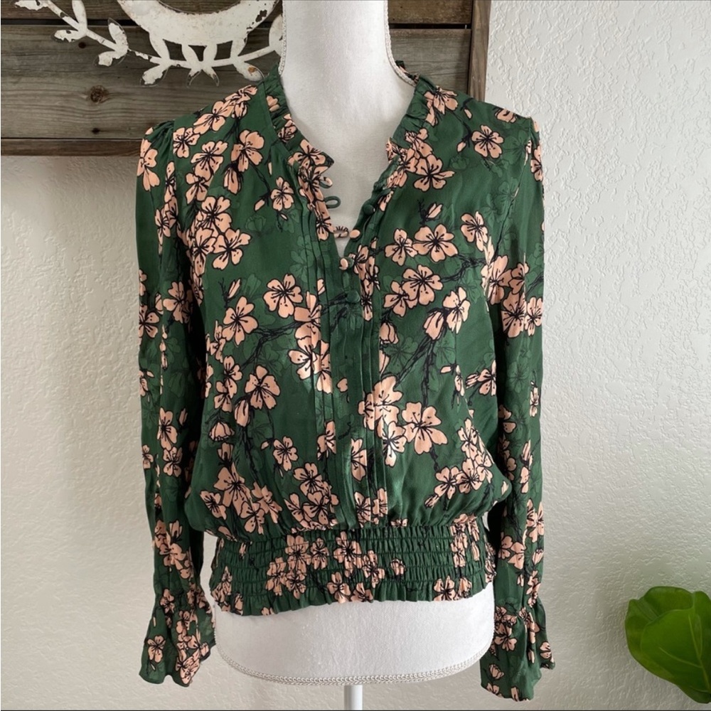 NWT Kachel x Anthropologie Floral Blouse